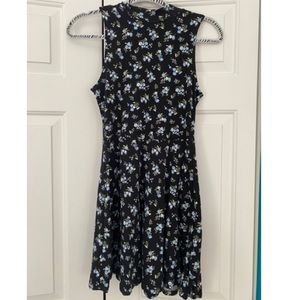Forever 21 black floral dress